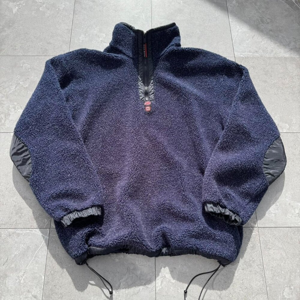 vintage bugle boy outerwear fleece pullover - size m men's
